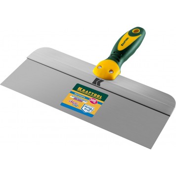 10036-300 | Шпатель фасадный с двухкомпонентной ручкой, нержавеющее полотно, 300мм, KRAFTOOL-1