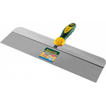 10036-450 | Шпатель фасадный с двухкомпонентной ручкой, нержавеющее полотно, 450мм, KRAFTOOL-1