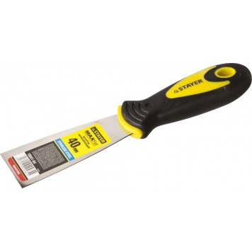 10041-04 | Шпатель нержавеющее профилированное полотно, 2к ручка, 40мм, STAYER MASTER-1