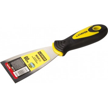 10041-06 | Шпатель нержавеющее профилированное полотно, 2к ручка, 60мм, STAYER MASTER-1