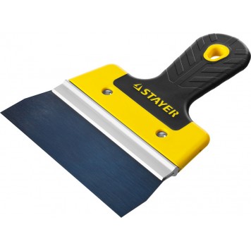 10045-15 | Фасадный шпатель анодированный 150 мм, 2к ручка, STAYER PROFLAT-0