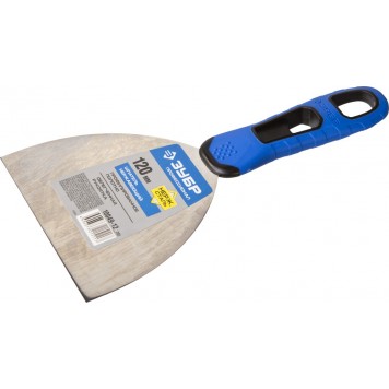 10049-12_z03 | Шпатель профилированное нержавеющее полотно, 2к ручка, 120мм, ЗУБР ПРОФЕССИОНАЛ-1