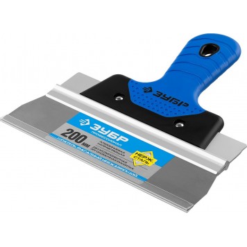 10049-20_z03 | Шпатель ФАСАДНЫЙ нержавеющий, 2к ручка. 200мм, ЗУБР ПРОФЕССИОНАЛ-1