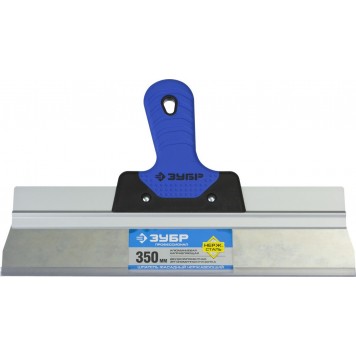 10049-35_z03 | Шпатель ФАСАДНЫЙ нержавеющий, 2к ручка. 350мм, ЗУБР ПРОФЕССИОНАЛ-1