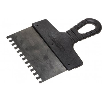 1007-15 | Шпатель фасадный зубчатый, стальной с пластмассовой ручкой, 150мм, STAYER MASTER-0