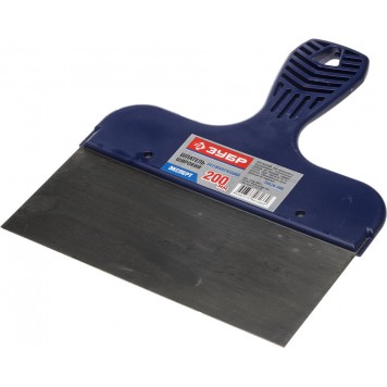 10076-200 | Шпатель фасадный широкий, нержавеющий, 200мм, ЗУБР ЭКСПЕРТ-0