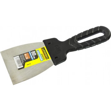 1008-08 | Шпатель, нержавеющее полотно, с пластмассовой ручкой, 80мм, STAYER PROFESSIONAL-1