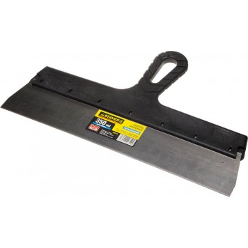 1008-35 | Шпатель фасадный нержавеющий, с пластмассовой ручкой, 350мм, STAYER PROFESSIONAL-0