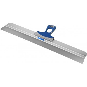 10085-60 | Шпатель ФАСАДНЫЙ нержавеющий, алюминиевая направляющая, 2к ручка, 600мм, СИБИН-0