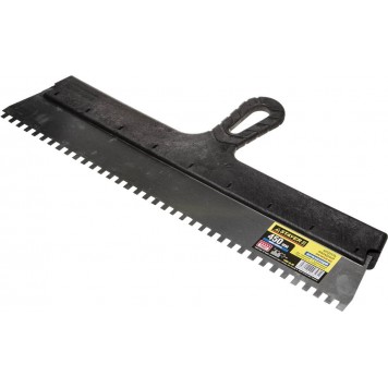 1009-45-06 | Шпатель нержавеющий зубчатый с пластмассовой ручкой, 450мм, зуб 6х6мм, STAYER PROFESSIONAL-0