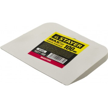 1027-100 | Шпатель резиновый белый, 100мм, STAYER MASTER-1