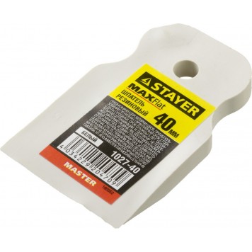 1027-40 | Шпатель резиновый белый, 40мм, STAYER MASTER-1