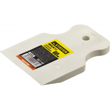 1027-60 | Шпатель резиновый белый, 60мм, STAYER MASTER-0