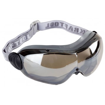 11007 | Очки защитные с непрямой вентиляцией, с оправой из термопластэластомера, линза поликарбонатная, KRAFTOOL EXPERT-0