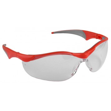 110320 | Очки защитные, прозрачные с мягкими двухкомпонентными дужками, ЗУБР МАСТЕР-0