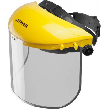 11081 | Щиток лицевой защитный пластиковое оголовье, разборная конструкция, визор из поликарбоната 400х200мм, STAYER MASTER-0