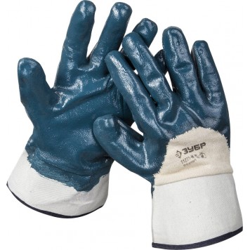 11271-M | Перчатки рабочие с нитриловым покрытием ладони, размер M (8), ЗУБР МАСТЕР-0