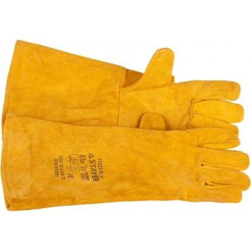 11333-XL_z01 | Термостойкие краги с подкладкой, для сварки и тяжелых механических работ, с подкладкой, 400мм, STAYER PROFI-0