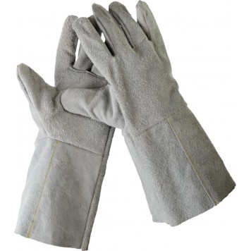 11337-XL | Краги из спилка, XL, длина-350мм, СИБИН-0