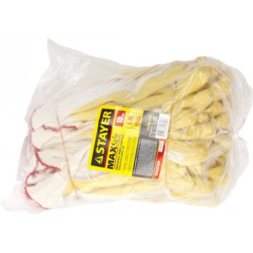 11408-H10 | Размер L-XL, перчатки с одинарным латексным обливом, 10 пар в упаковке., STAYER L-13-0