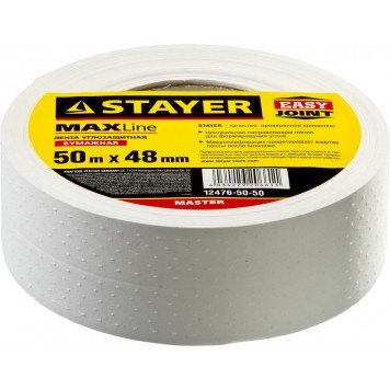 12476-50-50 | Лента углозащитная бумажная, 48ммх50м, STAYER MASTER-1