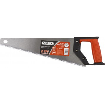1502-40_z01 | Ножовка по дереву (пила) 400 мм, 5 TPI, рез вдоль и поперек волокон, для крупных и средних заготовок, MIRAX UNIVERSAL-2