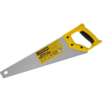 15050-40_z02 | Ножовка универсальная (пила) 400мм,7TPI, закаленный зуб, рез вдоль и поперек волокон, для средн заготовок, фанеры, ДСП,МДФ, STAYER ТАЙГА-7-0