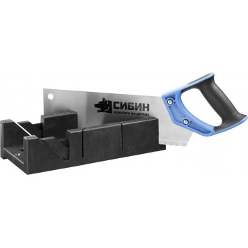 15385-35 | набор стусло пластиковое+пила 300мм, 100х50 мм, СИБИН-0