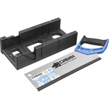 15385-35 | набор стусло пластиковое+пила 300мм, 100х50 мм, СИБИН-3