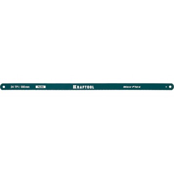 15941-24-S2 | Полотно гибкое безопасное, с волнообразной разводкой, 24 TPI, 2шт, 300мм, KRAFTOOL MAX FLEX-0