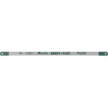 15942-18-S10 | Полотнопо металлу, Bi-Metal, 18TPI, 300 мм, 10 шт, KRAFTOOL KRAFT-FLEX-0