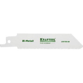 159755-08 | Полотно, S522EF, для эл/ножовки, Bi-Metall, по металлу, шаг 1,4мм, 80мм, KRAFTOOL INDUSTRIE QUALITAT-0