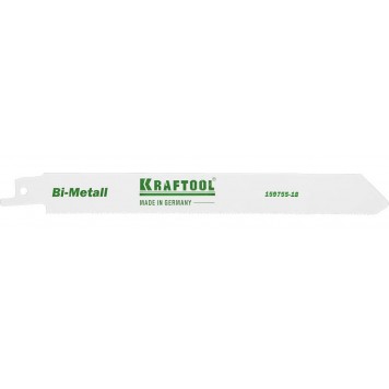 159755-18 | Полотно, S1122EF, для эл/ножовки, Bi-Metall, по металлу, шаг 1,4мм, 180мм, KRAFTOOL INDUSTRIE QUALITAT-0