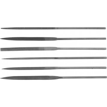 1604-H6 | Набор: Надфили, улучшенная инструментальная сталь У10, 6шт, DEXX-0