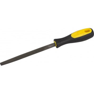 16603-15-21 | Напильник трехгранный, с двухкомпонентной рукояткой, для заточки ножовок, 150мм, STAYER PROFI-0