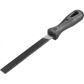 16701-15 | Напильник плоский с пластиковой рукояткой, 150мм, СИБИН-0