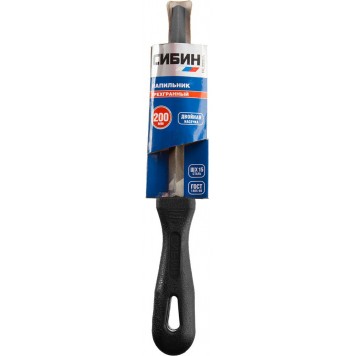 16703-20 | Напильник трехгранный с пластиковой рукояткой, 200мм, СИБИН-1