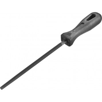 16705-15 | Напильник круглый с пластиковой рукояткой, 150мм, СИБИН-0