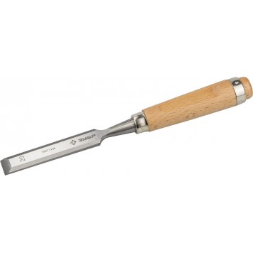 18096-20 | Стамеска-долото с деревянной ручкой, хромованадиевая, 20мм, Классик, ЗУБР ЭКСПЕРТ-0