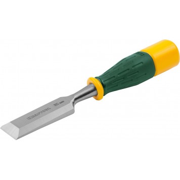 1815-32_z01 | Стамеска упрочненное полотно, ударочпрочная двухкомп ручка, стальной затыльник для ударных работ,32мм, KRAFTOOL EXPERT-0