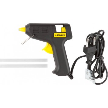 2-06801-10-07_z01 | Пистолет клеевой (термоклеящий) электрический, 10Вт/220В, 7мм, STAYER MASTER-0