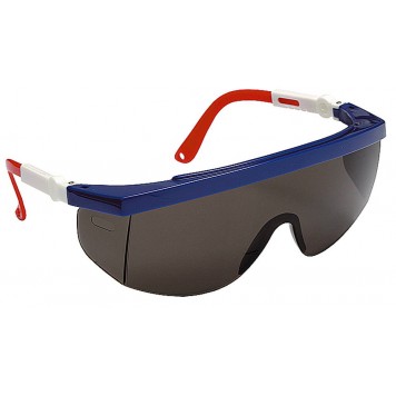 2-110483 | Очки защитные с регулируемыми по длине и углу наклона дужками, поликарбонатные затемненные линзы, STAYER-0