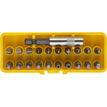 2-26087-H21 | Набор: Биты POCKET с адаптером в пластмассовом боксе, 21 предмет, STAYER MASTER-0