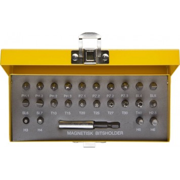 2-26092-H25 | Набор Биты с адаптером, в метал боксе, 25 предметов, STAYER PROFI-0