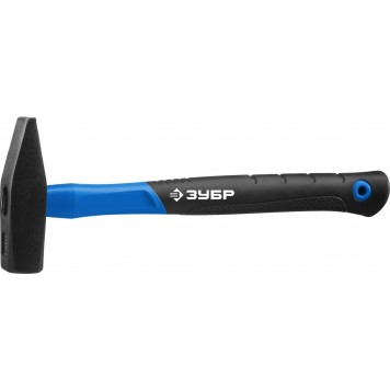 20020-06_z01 | 600 г молоток слесарный с фиберглассовой рукояткой, ЗУБР ФИБЕРГЛАСС-0