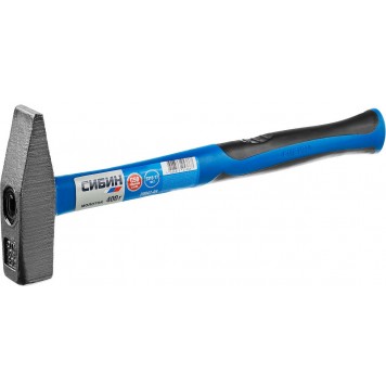 20047-04 | 400 г молоток слесарный с фиберглассовой рукояткой, СИБИН-3