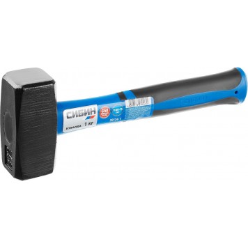 20134-1 | кувалда с фиберглассовой рукояткой 1 кг, СИБИН-3