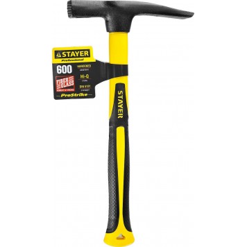 20161 | 600 г молоток каменщика с фиберглассовой рукояткой, STAYER FIBERGLASS-3