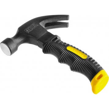 2026-225 | Молоток-гвоздодёр столярный 225 г укороченный с фиберглассовой рукояткой, STAYER COMPACT-0