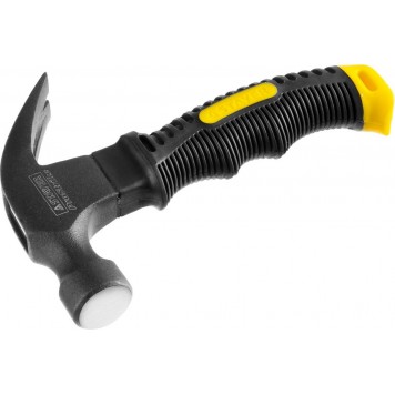 2026-225 | Молоток-гвоздодёр столярный 225 г укороченный с фиберглассовой рукояткой, STAYER COMPACT-3